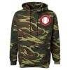 Unisex Camo Fleece Hoodie Sweatshirt Thumbnail